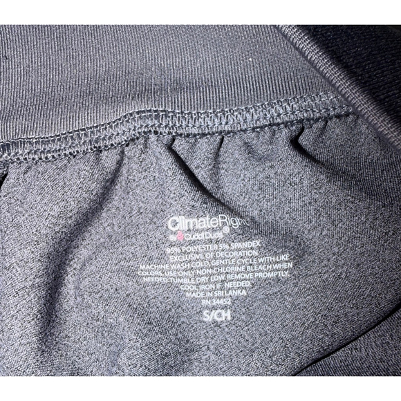 Women's ClimateRight by Cuddl Duds Grey Heather Joggers S Pockets Athleisure - Picture 5 of 9